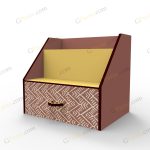 طرح لیزر استند لوازم ارایشی شخصی میپل - تصویر 4