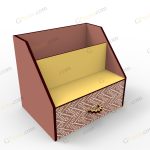 طرح لیزر استند لوازم ارایشی شخصی میپل - تصویر 7