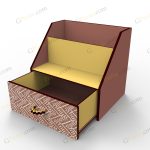 طرح لیزر استند لوازم ارایشی شخصی میپل - تصویر 8