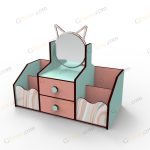 طرح لیزر استند لوازم ارایشی شخصی نعیمه - تصویر 7