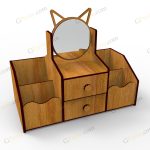 طرح لیزر استند لوازم ارایشی شخصی نعیمه - تصویر 6