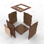 طرح لیزر استند تحریر آنوش - تصویر 2