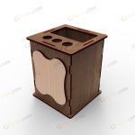 طرح لیزر استند تحریر آنوش - تصویر 4