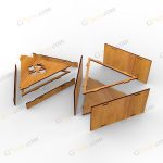 طرح لیزر باکس هدیه برمودا - تصویر 3