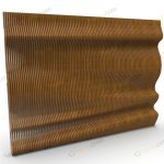 طرح cnc پنل پارامتریک موج - تصویر 2