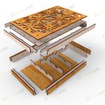 طرح لیزر باکس خشکبار جنت - تصویر 4