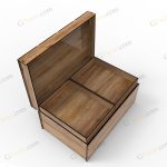 طرح برش لیزر جعبه هدیه و گل تراست - تصویر 10