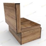 طرح برش لیزر جعبه هدیه و گل تراست - تصویر 9