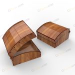 طرح برش لیزر جعبه هدیه ثانیه - تصویر 6