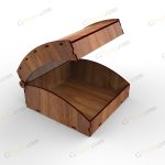 طرح برش لیزر جعبه هدیه ثانیه - تصویر 8