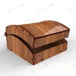 طرح برش لیزر جعبه هدیه ثانیه - تصویر 7