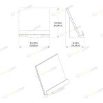 فایل لیزر استند نگهدارنده کتاب - تصویر 3