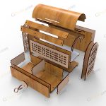 فایل برش لیزر باکس هدیه لیلیث - تصویر 2