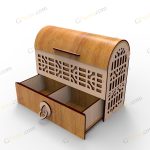 فایل برش لیزر باکس هدیه لیلیث - تصویر 17