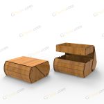 فایل برش لیزر باکس هدیه محفل