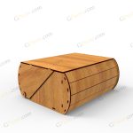 فایل برش لیزر باکس هدیه محفل - تصویر 4
