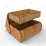 فایل برش لیزر باکس هدیه محفل - تصویر 8