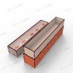 طرح برش لیزر باکس گل پریزاد - تصویر 4