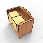 فایل برش لیزر تقویم مکعب فیری - تصویر 4
