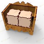 فایل برش لیزر تقویم مکعب فیری - تصویر 9