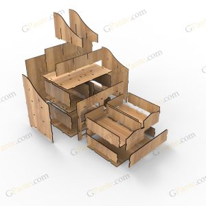 نمای ۲ استند آرایشی دیبا
