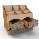 نمای ۶ استند آرایشی دیبا