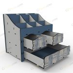 نمای ۱۰ استند آرایشی دیبا