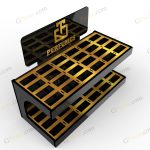 نمای ۵ - استند عطر کراس - فایل لیزر