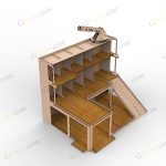 طرح برش لیزر پارکینگ اسباب بازی