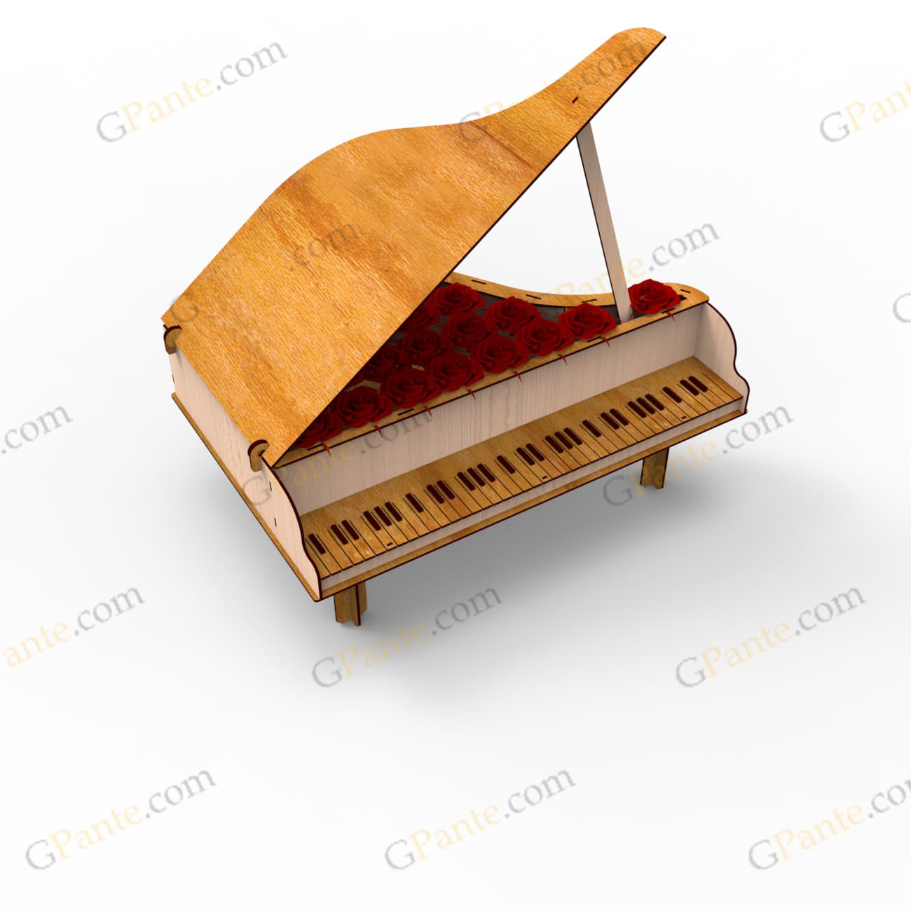 نمای ۱ باکس گل پیانو 45 نمای ۱ باکس گل پیانو 45