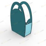 نمای ۴ باکس گل و هدیه پونه - فایل برش لیزر