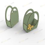 نمای ۶ باکس گل و هدیه پونه - فایل برش لیزر