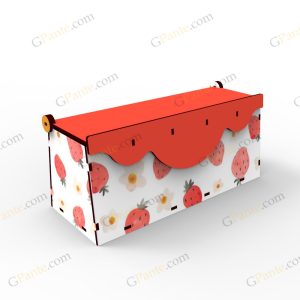 نمای ۵ باکس هدیه گلنار - طرح لیزر