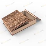 نمای ۱۳ باکس پذیرایی و دستمال استار - فایل برش لیزر