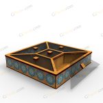 نمای ۸ باکس شکلات و خشکبار گلایل - فایل برش لیزر